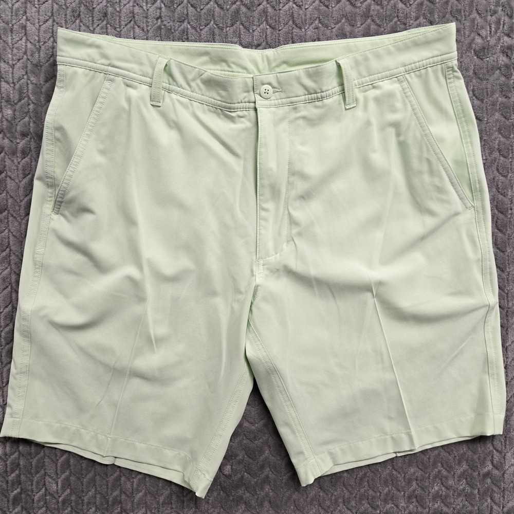 FJ Footjoy Golf Shorts Mens 36‎ Pastel Green Performance Golf Active Athletic